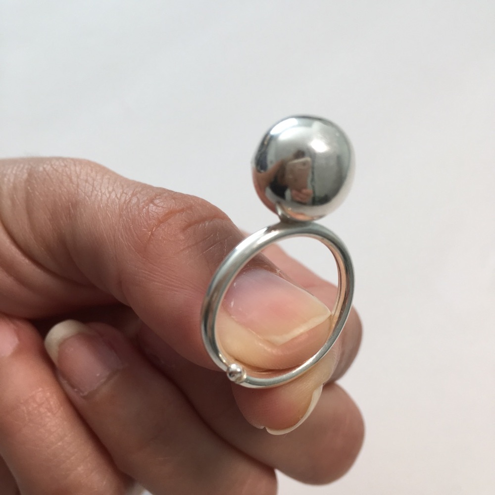 Silver ring 950